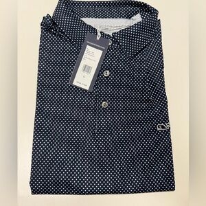 New Mens Vineyard Vines on the go sankaty polo